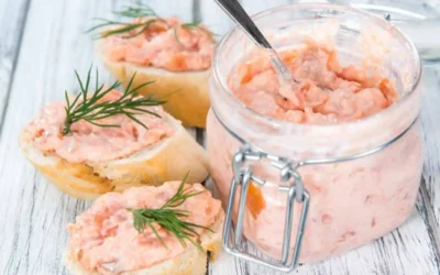 Rillettes de saumon au fromage blanc